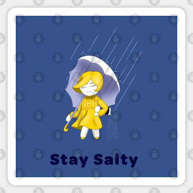 Stay Salty Chibi Sticker by Celestabellearts